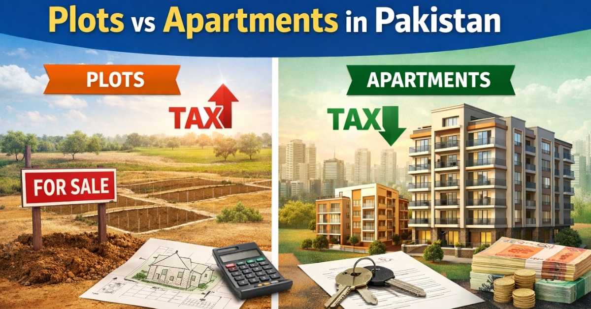 CGT on plots vs apartments